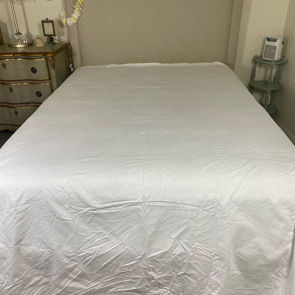 DECORUM King flat sheet luxurious Egyptian cotton OEKO TEX